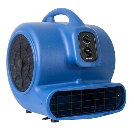 3/4 HP, 3200 CFM, 7.5 Amps, 4 Positions, 3 Speeds Air Mover With 3-Hour Timer And Filter Kit